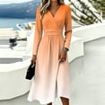 thumbnail image 6 of Women's Summer Floral Maxi Dress Plus Size Flowy Casual V Neck Wrap Dress High Waist A-Line Swing Sundress, 6 of 6
