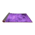 thumbnail image 2 of Ahgly Company Indoor Round Oriental Purple Industrial Area Rugs, 7' Round, 2 of 4