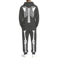 thumbnail image 3 of CONFREE Halloween Mens Sweatsuit 2 Peice Sets Hallowmas Men's Jogging Tracksuit Set Skeleton Graphic Pullover Hoodies Pants Athletic Sweat Suit for Men, 3 of 8