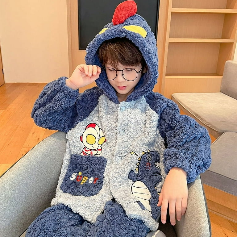 Kuromi Linabell Stitch Hello Kitty Kid s Girl Sleepwear Intensification Warm Cute Anime Winter Pajamas Loungewear Christmas Gift Walmart