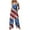 D-Multicolor, variant on American Flag Jumpsuit Women 4th of July Jumpsuit Women Independence Day Jumpsuit 4th of July Overalls Women Patriotic Jumpsuit Independence Day Print Loose Jumpsuit Trousers With Pockets Jumpsuits