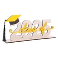 thumbnail image 3 of 1 juego de accesorios fotográficos con temática de graduación, decoración de graduación para fiesta, divertido accesorio para fotomatón de madera, decoración de letrero de birrete de graduación 2025, 3 of 7