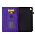 thumbnail image 2 of Dteck Case For Samsung Galaxy Tab A 8.0 inch T290 T295,Magnetic Leather Card Wallet Case Shockproof Rubber Kickstand Cover,Purple, 2 of 5
