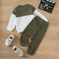 thumbnail image 4 of UYYX 6T Boys Clothes Boy Clothes 12-18 Months Toddler Boy Sweatshirt Outfit Long Sleeve Shirt Jogger Pants Fall Outfits Winter Clothes Set 12-18 Months, 4 of 8