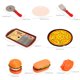 thumbnail image 3 of Western Kitchen Toy Set With Simulated Food Toys Hamburgers Pizzas Play House Set For Childrens Gifts, 3 of 5
