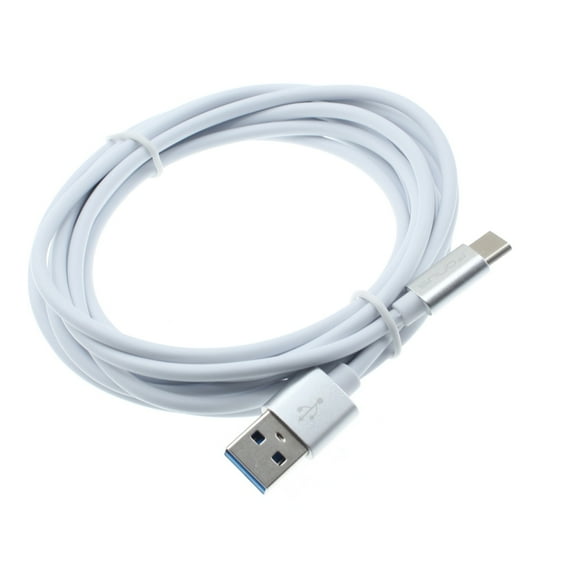 Compatible With Samsung Galaxy S10e S10  S10 - White 10ft Long Type-C Cable Rapid Charger Sync USB Wire USB-C Power Data Transfer Cord J4W