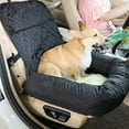 thumbnail image 3 of Transpirable Perro Asiento de Impermeable Espesado Lavable con Correa de Seguridad de Perrito Plegable para Las Otros negro Colco Asiento elevador, 3 of 8