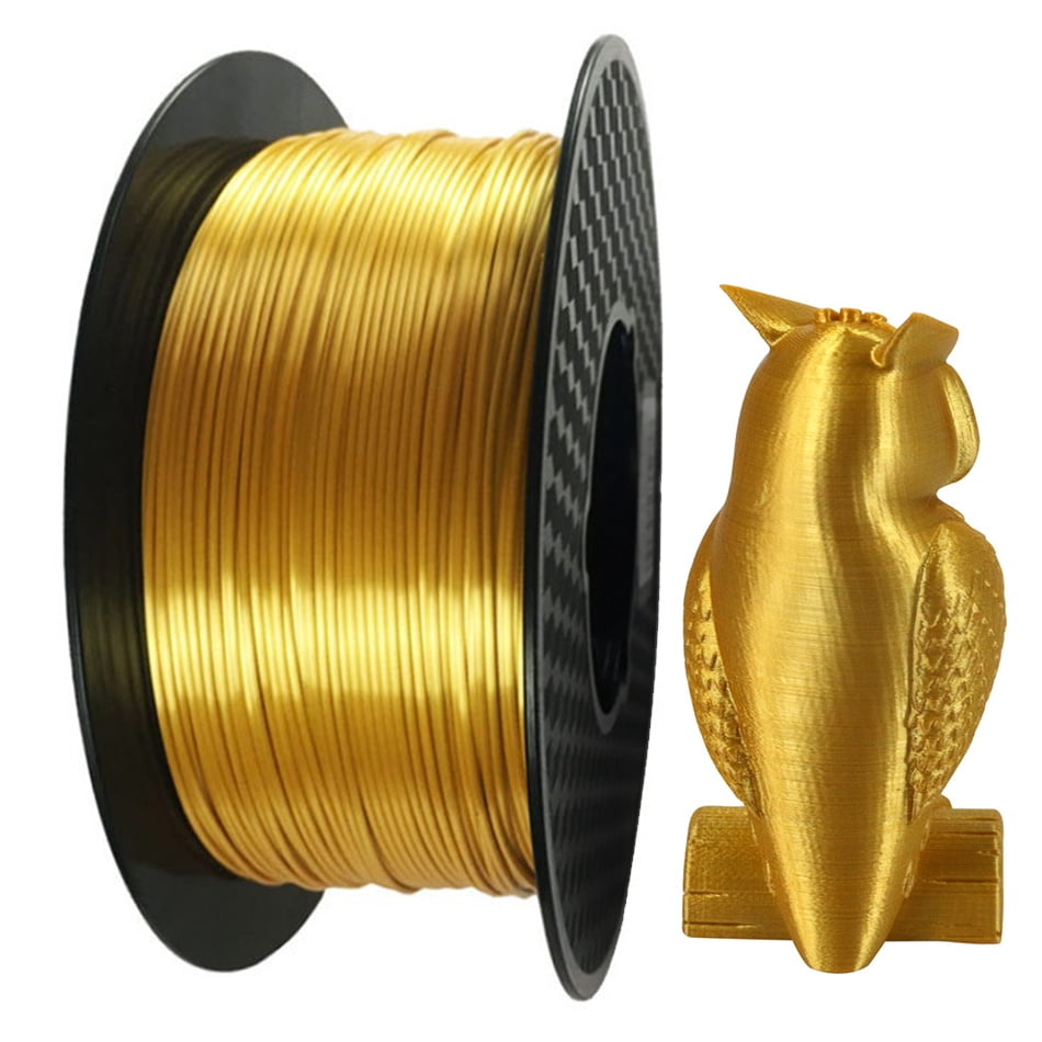 3D Printer Filament Silk PLA 1.75m 1KG with Spool Copper Black Blue White Printing Material 3d Filaments