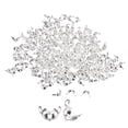 thumbnail image 1 of Unique Bargains 1000Pcs Open Bead Tips Knot Covers for Jewelry Making DIY Crafts, Silver White, 1 of 6