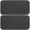 Black, variant on Troglfold sewing machine mat 2 Pcs Non-Slip Sewing Machine Pedal Mats Sound Dampening Foot Mats Isolation Pads for Fitness Gear Anti-Slip Foot Pedal Mats,13.39"X6.69"X0.24"