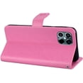 thumbnail image 4 of for iPhone 13 Pro Case with Credit Card Package,Glitter Bling Diamond PU Leather Wallet Phone Case with Wsrist String Flip Cover for iPhone 13 Pro Owl Pink, 4 of 14