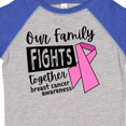 thumbnail image 4 of Inktastic Our Family Fights Together Breast Cancer Awareness Boys or Girls Toddler T-Shirt, 4 of 5