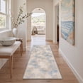thumbnail image 4 of GENIMO 8'x10' Rug for Living Room, Large Machine Washable Non Slip Low Pile Area Rug for Bedroom Dining Room, Artistic Abstract, Dusty Blue Beige, 4 of 5
