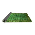 thumbnail image 2 of Ahgly Company Indoor Round Oriental Green Traditional Area Rugs, 6' Round, 2 of 4