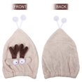 thumbnail image 3 of Hair Drying Cap Microfiber Material for Fast Drying 1Pcs Cartoon Hair Wrap, 3 of 5