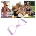 thumbnail image 2 of Unique Bargains 1 Pc Durable Yoga Stretch Band for Yoga and Home Fitness 14.17"x4.33" Purple, 2 of 4