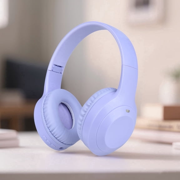 LESROLL Wireless Bluetooth Headphones Over Ear HiFi Foldable Intelligent Noise Reduction Adjustable Wireless Headset with Microphone,Stereo Headphone with Deep Bass for Sports Travel Cellphone Tablet