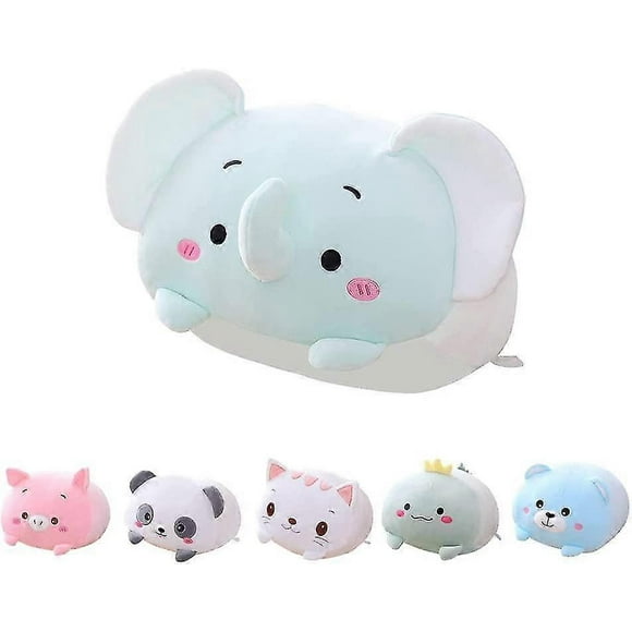 Elephant Cute Body Pillow, Soft Stuffed Animals Body Pillow Toy, Plush Hugging Pillow,Sleeping Kawai
