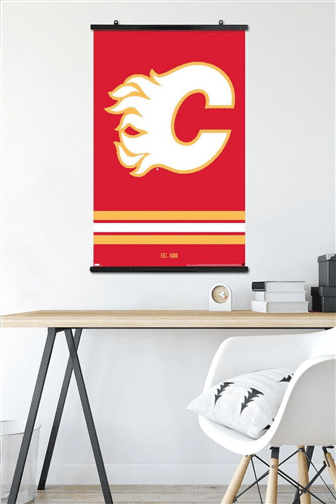 NHL Calgary Flames - Logo 21 Wall Poster, 22.375" x 34"