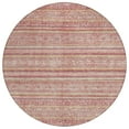 thumbnail image 2 of Addison Rugs Chantille Indoor/Outdoor Transitional Stripes Paprika Washable Round Rug, 8' x 8', 2 of 6
