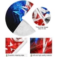 thumbnail image 2 of FMSHPON American Flag Tree Skirt Independence Day Xmas Christmas Tree Skirt Stand Mat for Holiday Party Decoration Indoor Outdoor 36 inches, 2 of 6