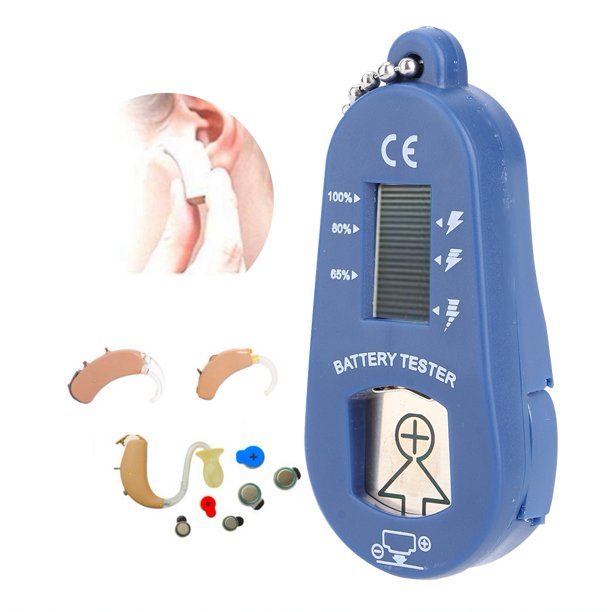 FAGINEY Pocket Hearing Aid Battery Tester,Hearing Aid Battery Tester