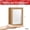 Wood Color + Thickened Panel + Foam Packaging, variant on 8x10 Shadow Box Picture Frame with Real Glass, Black Deep Memory Box with Soft Linen Back for Flowers, Baby, Wedding, Pet Photo Craft Gift