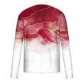 thumbnail image 5 of Honeeladyy Autumn Men's Long Sleeve Round Neck T-Shirt 3D Digital Printing Pullover Casual Top #Ha-Red-XXXXXL, 5 of 5