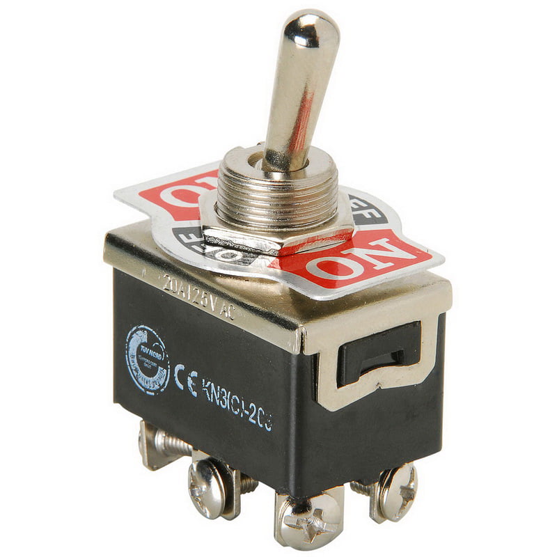 Robust Toggle Switch DPDT with On/Off Markings 