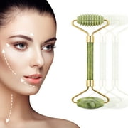 Pinkiou Jade Roller For Face and Gua Sha Facial Tools Facial Massage Skin Care Tool Set for Removal of Wrinkles & Eye Puffiness, Anti-Aging & Body Relaxation