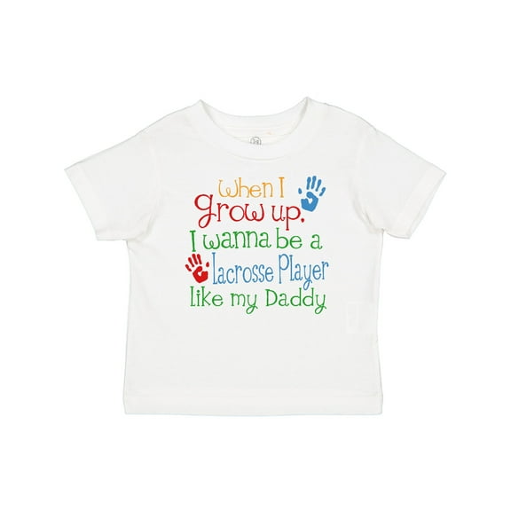 Inktastic Lacrosse Player Like Daddy Boys or Girls Baby T-Shirt