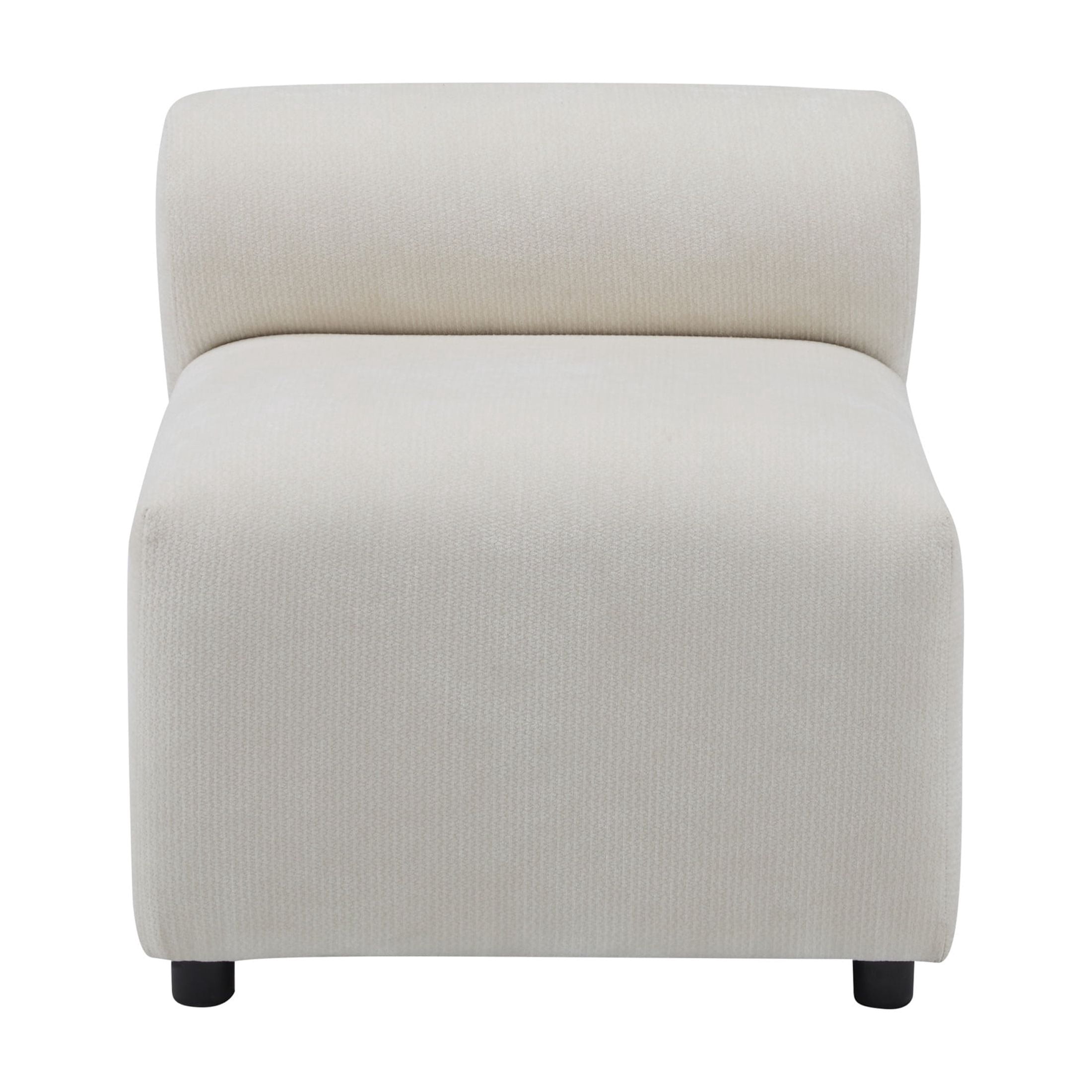 Christopher Knight Home 6-Seat Upholstered Modular Sectional Sofa, Round-Back with Deep Cushions, Beige