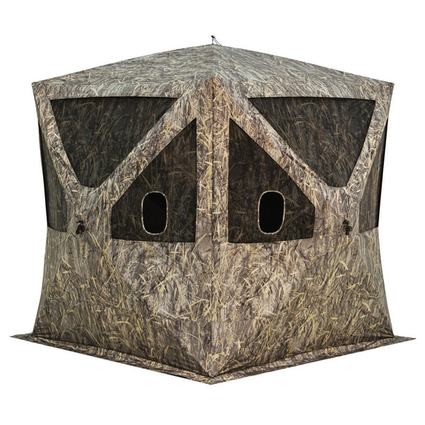 Barronett Blinds Big Cat 350 3 Person Pop Up Hunting Blind Shelter Blades Camo Walmart Com Walmart Com