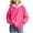 Hot Pink, variant on Girls Hoodies 2025 Fashion Style Pullover Sweaters Long Sleeve Solid Color Casual Sweatshirt Warm Soft Comfortable Outerwear Coat with Pocket for Kids Outdoor Winter Clothes