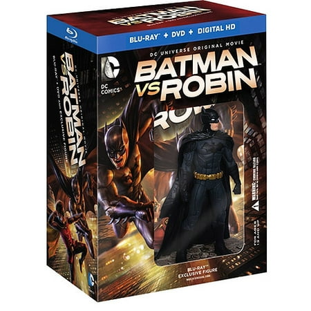 Batman Vs. Robin (Deluxe Gift Set) (Blu-ray + DVD + Digital HD With UltraViolet + Figurine) (Widescreen)
