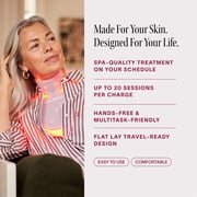 Solawave Neck & Chest Pro Light Therapy Mask - Red Light Therapy Device for Décolleté - Amber, Red, Deep Red, Near-Infrared Light Help Visibly Firm, Smooth, Even Skin Tone - 3 Minute Treatment