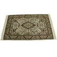 thumbnail image 5 of Cream Floral Kirman 3X4 Oriental Rug, 5 of 11