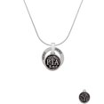 thumbnail image 2 of Delight Jewelry Silvertone Physical Therapist Caduceus Seal - PTA Hero Ring Charm Necklace, 18", 2 of 4