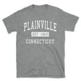 thumbnail image 1 of Plainville Connecticut Classic Established Men's Cotton T-Shirt, 1 of 1