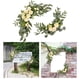 thumbnail image 5 of 2 piezas de coronas de peonía falsas Flores artificiales Swag Centro de mesa Guirnaldas Arreglos florales de estilo rústico Flores de arco de boda perfecl Corona colgante de puerta delantera, 5 of 8