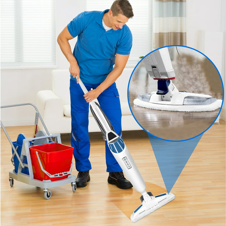 Bissell Power Fresh Steam Mop, Floor Steamer, Tile Cleaner, and Hard Wood  Floor Cleaner, Blue Powerfresh 