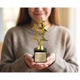 thumbnail image 4 of Trofeo Estrella Dorada Awards4U de 19 cm con placa grabada personalizada, 4 of 9