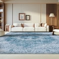 thumbnail image 4 of SAFAVIEH Tucson Donovan Oriental Machine Washable Area Rug, Green/Grey, 10' x 14', 4 of 14
