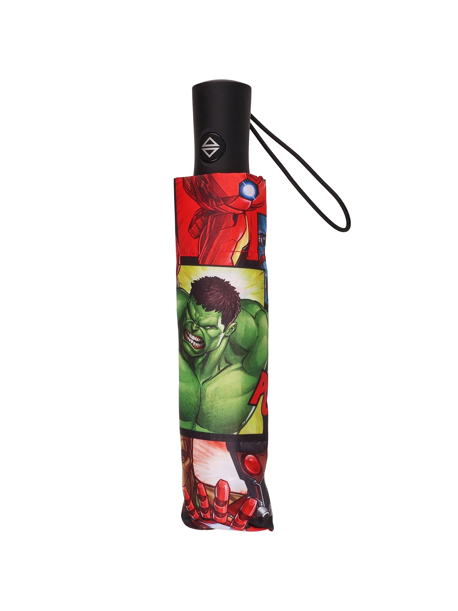 Avengers 6 Panel Telescopic Umbrella with Auto Open Button