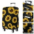 thumbnail image 5 of Black Yellow Sunflower Pattern Luggage Cover Fashion Suitcase Cover Baggage Covers Fit 25-28 Inch Luggage (Go Travel), 5 of 5