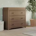 thumbnail image 3 of Child Craft Harmony 38" Interlocking 3-Drawer Dresser with Changing Table Topper, Anti-Tip Kit, Dusty Heather, 3 of 7