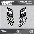 thumbnail image 4 of Kalair GFX Graphics Kit for Yamaha ATV YFZ 450 Carburator (2004-2008) Warrior Series, 4 of 5
