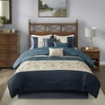 thumbnail image 2 of Home Essence Monroe 7 Piece Embroidered Comforter Set, 2 of 11