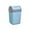 Blue, variant on PALIFEUR Bathroom Trash Can with Swing Lid 10 L Small Garbage Can Plastic Bathroom Trashcan Garbage Bin for Kitchen Bedroom/Bathroom/Office/Cabinet Waste