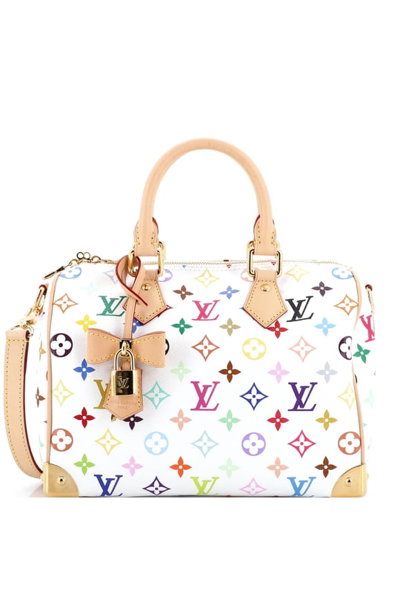 Pre-Owned x Takashi Murakami Speedy Soft Bandouliere Bag Monogram Multicolor 25 By Rebag
